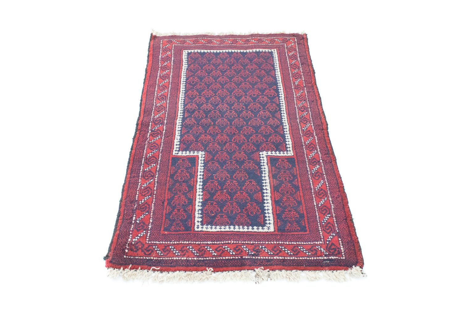Tapis Belutsch - 136 x 80 cm - bleu