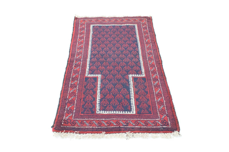 Tapis Belutsch - 136 x 80 cm - bleu