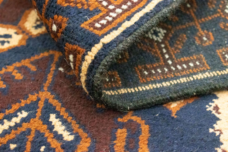 Tapis Belutsch - 132 x 85 cm - marron
