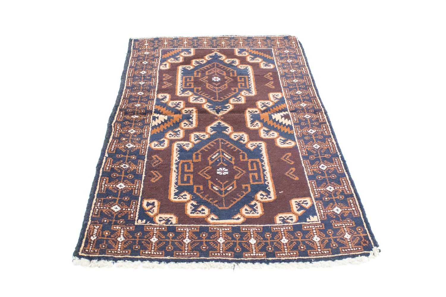 Tapis Belutsch - 132 x 85 cm - marron