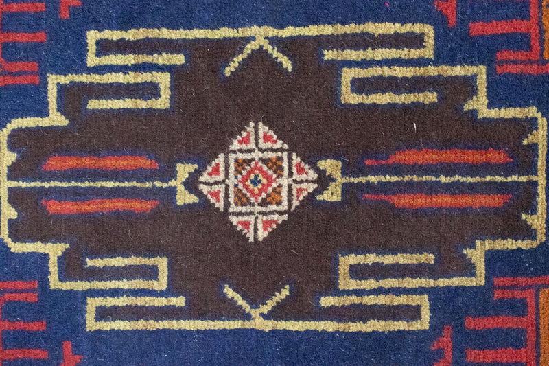 Tapis Belutsch - 139 x 80 cm - orange