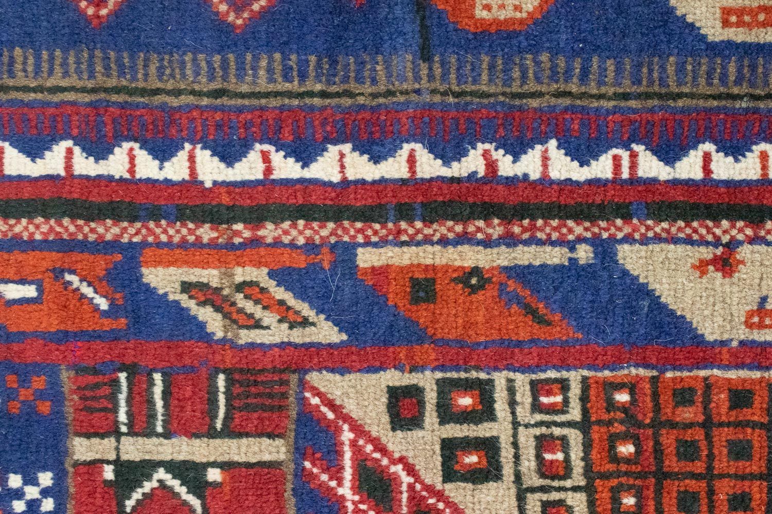 Tapis Belutsch - 150 x 91 cm - multicolore