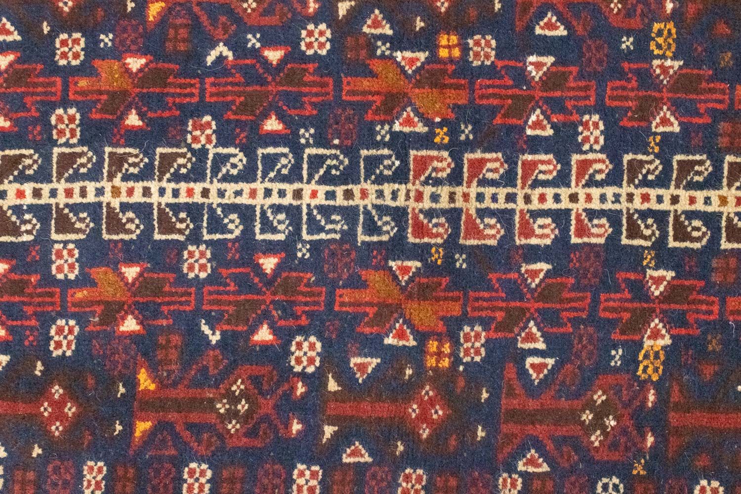 Tapis Belutsch - 140 x 87 cm - bleu