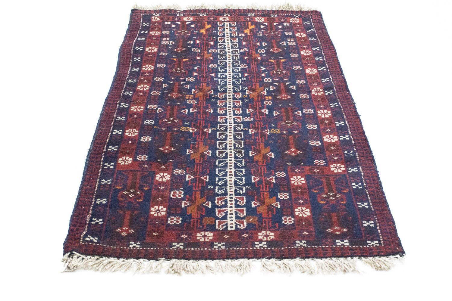 Tapis Belutsch - 140 x 87 cm - bleu