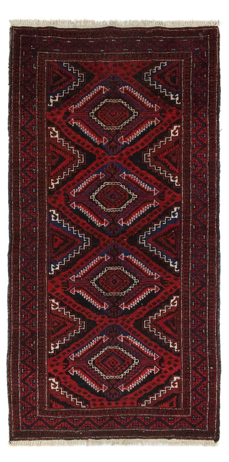 Tapis Belutsch - 167 x 100 cm - rouge