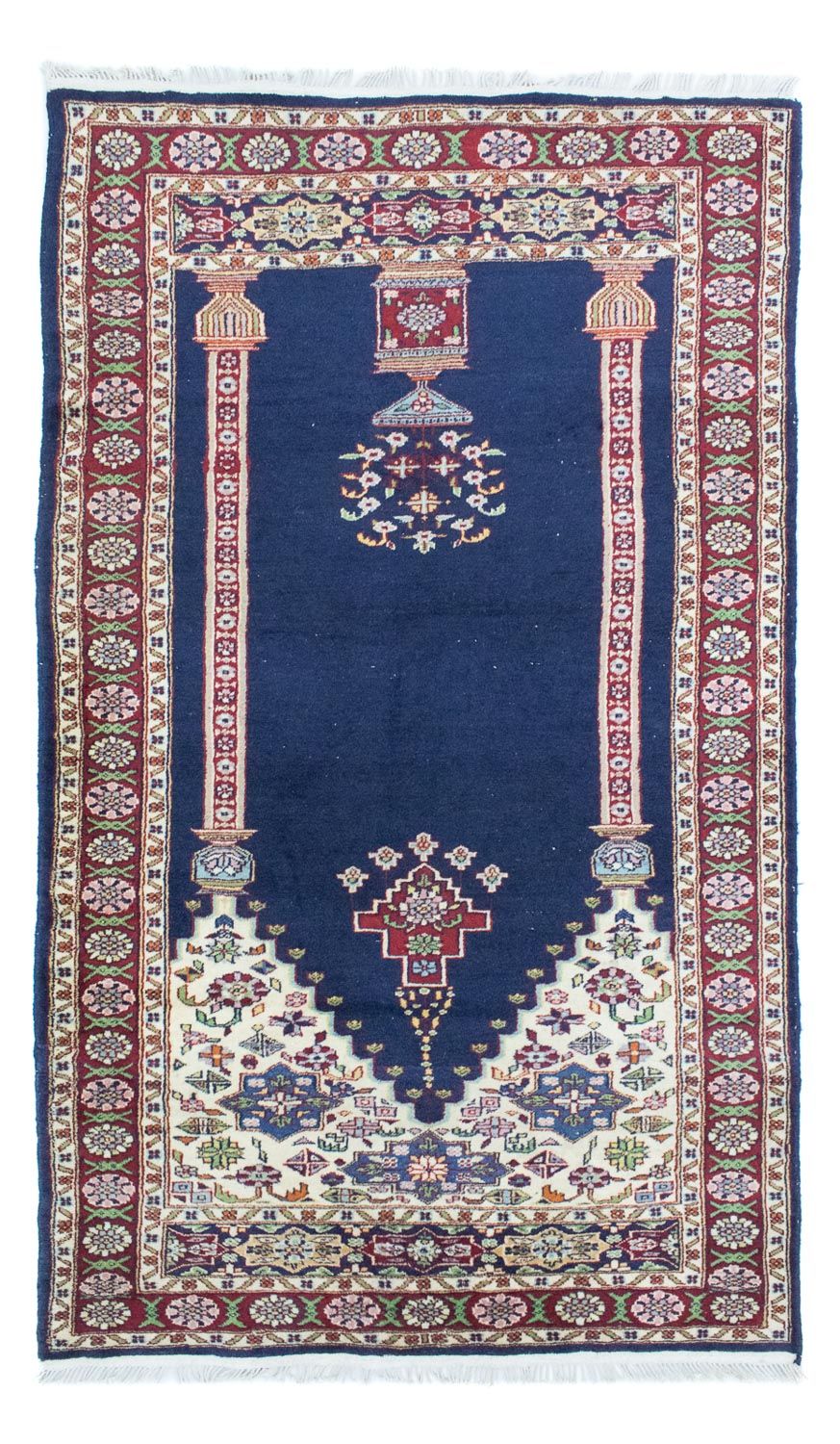Tapis Turkaman - 167 x 100 cm - bleu