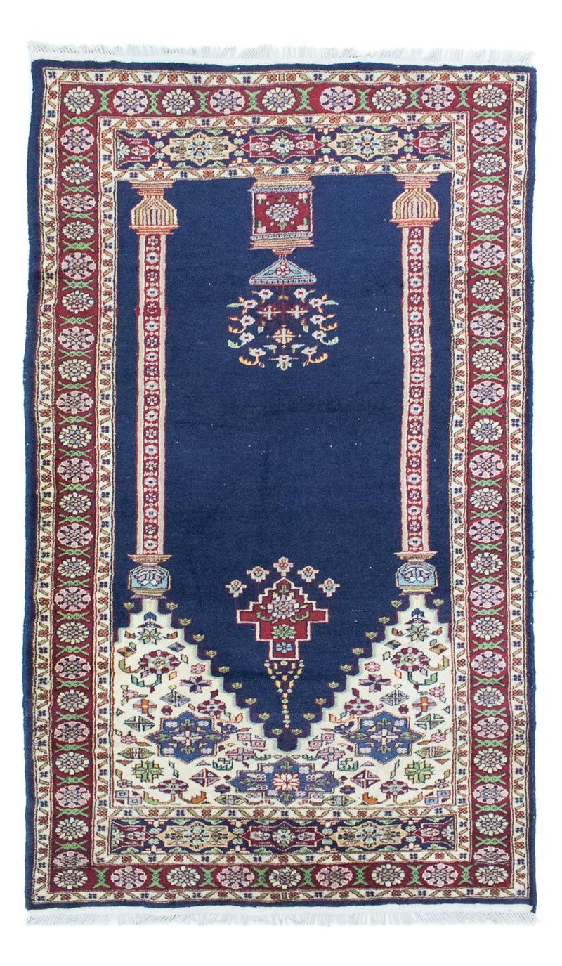 Tapis Turkaman - 167 x 100 cm - bleu