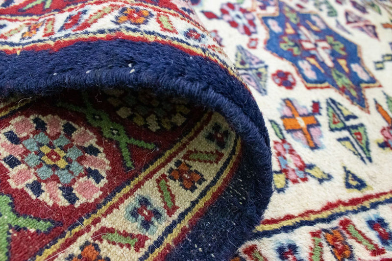 Tapis Turkaman - 167 x 100 cm - bleu