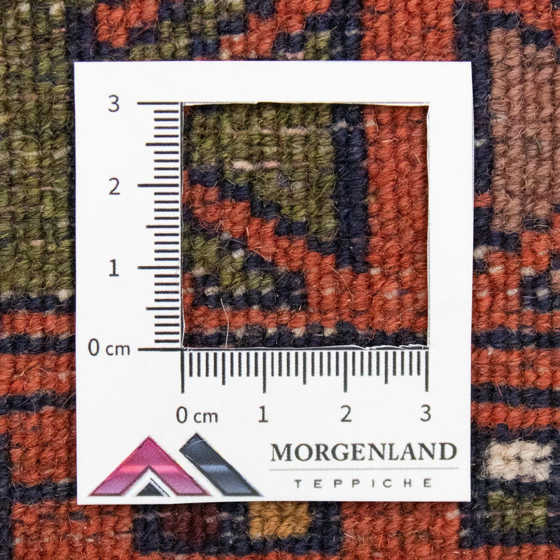 Tapis Turkaman - 160 x 125 cm - orange