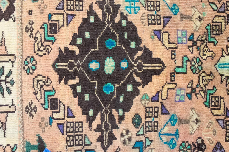 Tapis persan - Nomadic - 160 x 115 cm - marron clair