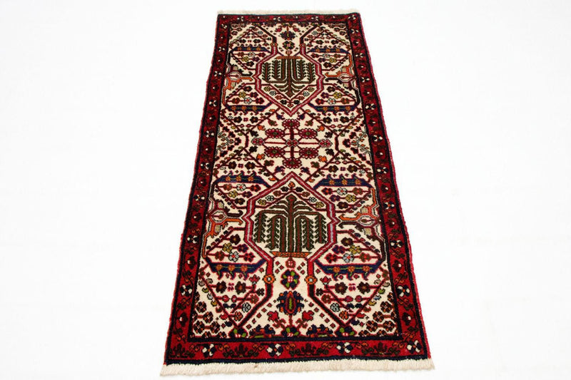 Tapis de couloir Tapis persan - Nomadic - 152 x 57 cm - beige