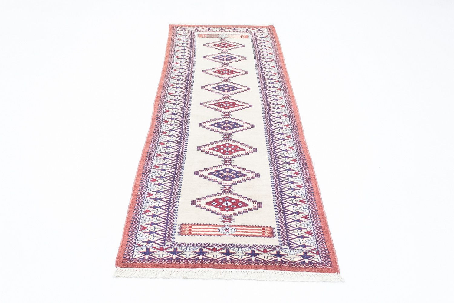 Tapis de couloir Tapis Pakistani - 195 x 65 cm - beige