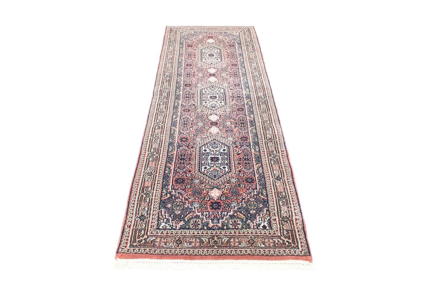 Tapis de couloir Tapis oriental - 200 x 68 cm - rose