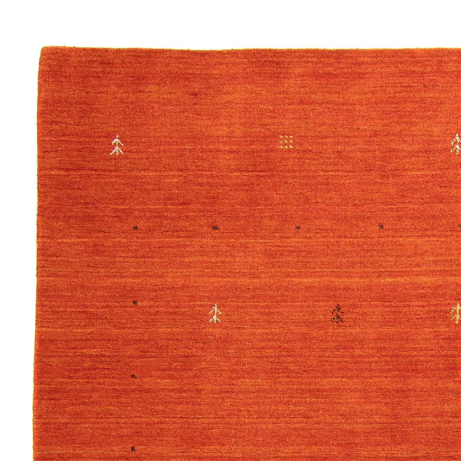 Tapis Gabbeh - Loribaft Softy - 243 x 171 cm - rouge foncé