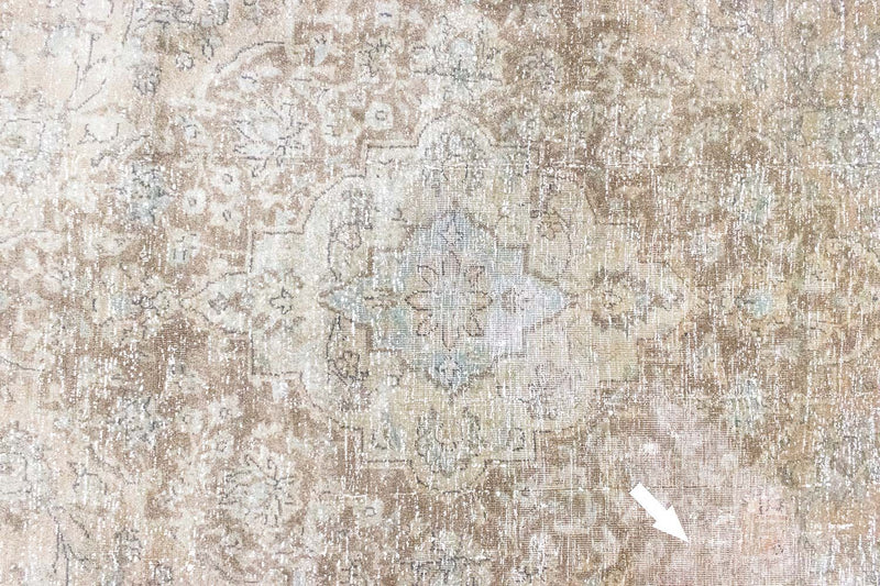Tapis persan - Keshan - 398 x 258 cm - multicolore