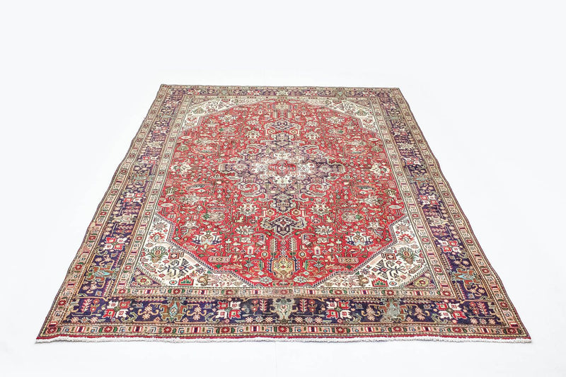 Tapis persan - Tabriz - 334 x 242 cm - rouge