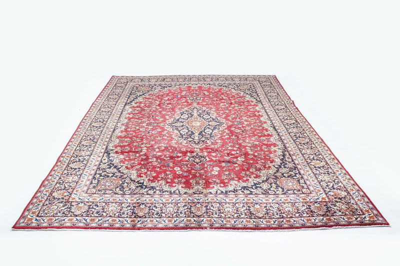 Tapis persan - Keshan - 387 x 296 cm - rouge
