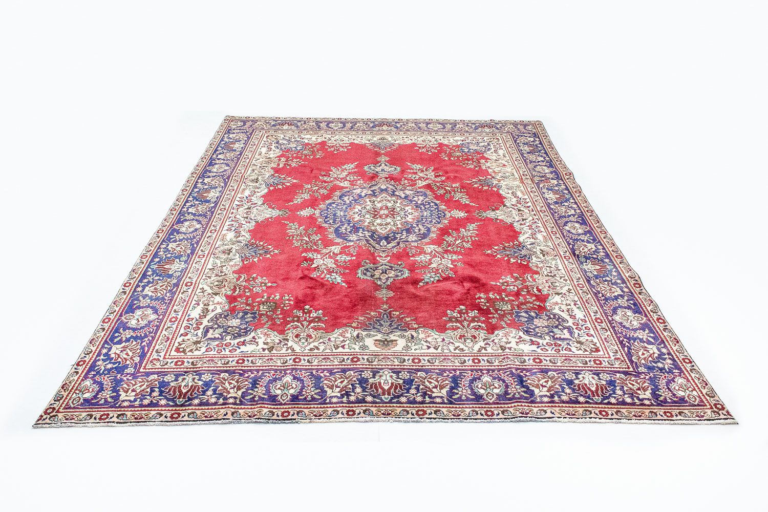 Tapis persan - Tabriz - 387 x 290 cm - rouge