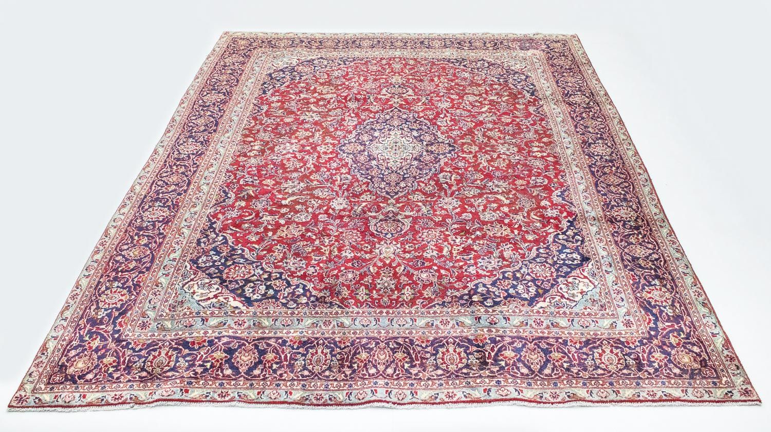 Perserteppich - Keshan 367 x 282 cm - rot