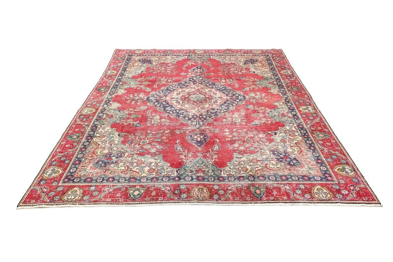 Tapis persan - Tabriz - 357 x 272 cm - rouge