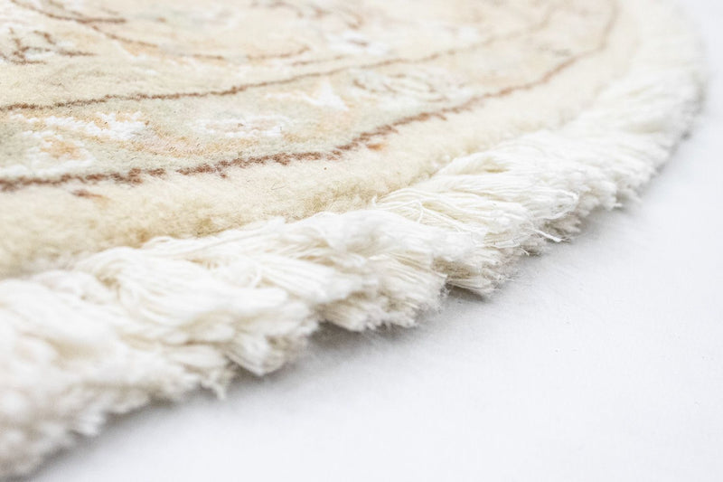 Tapis persan - Nain - Royal ronde  - 150 x 150 cm - beige