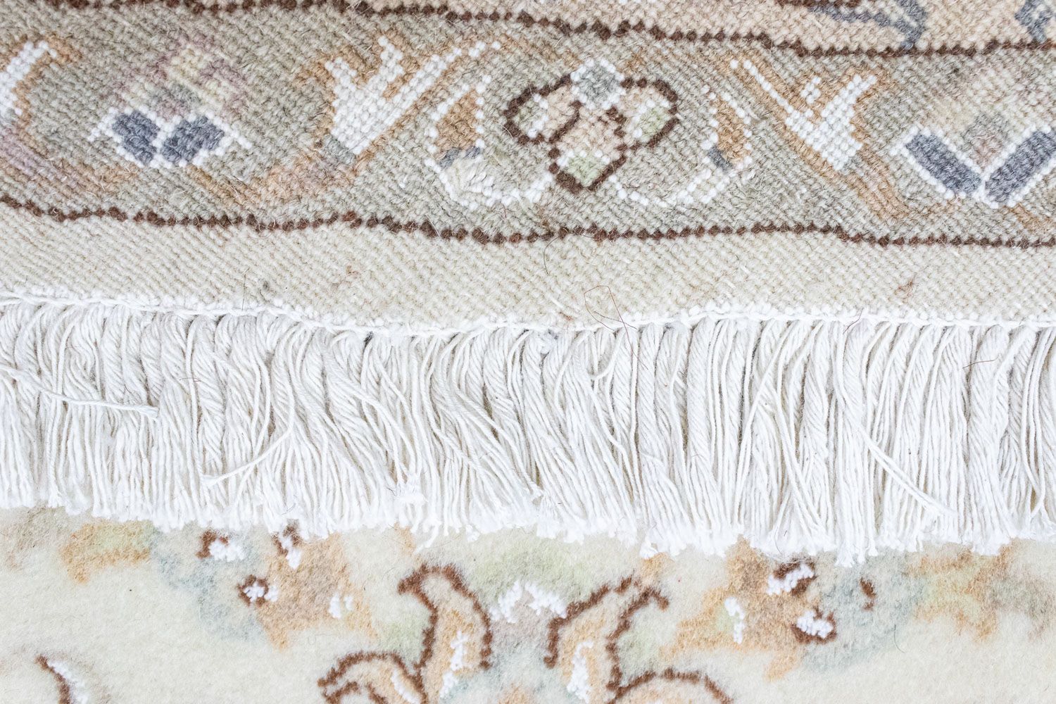 Tapis persan - Nain - Royal ronde  - 150 x 150 cm - beige