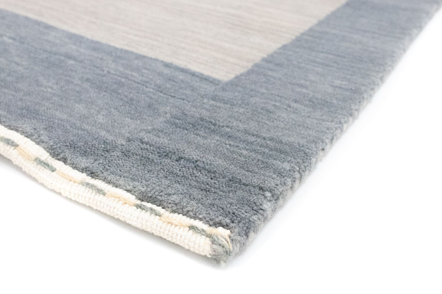 Tapis de couloir Tapis en laine - 240 x 74 cm - beige