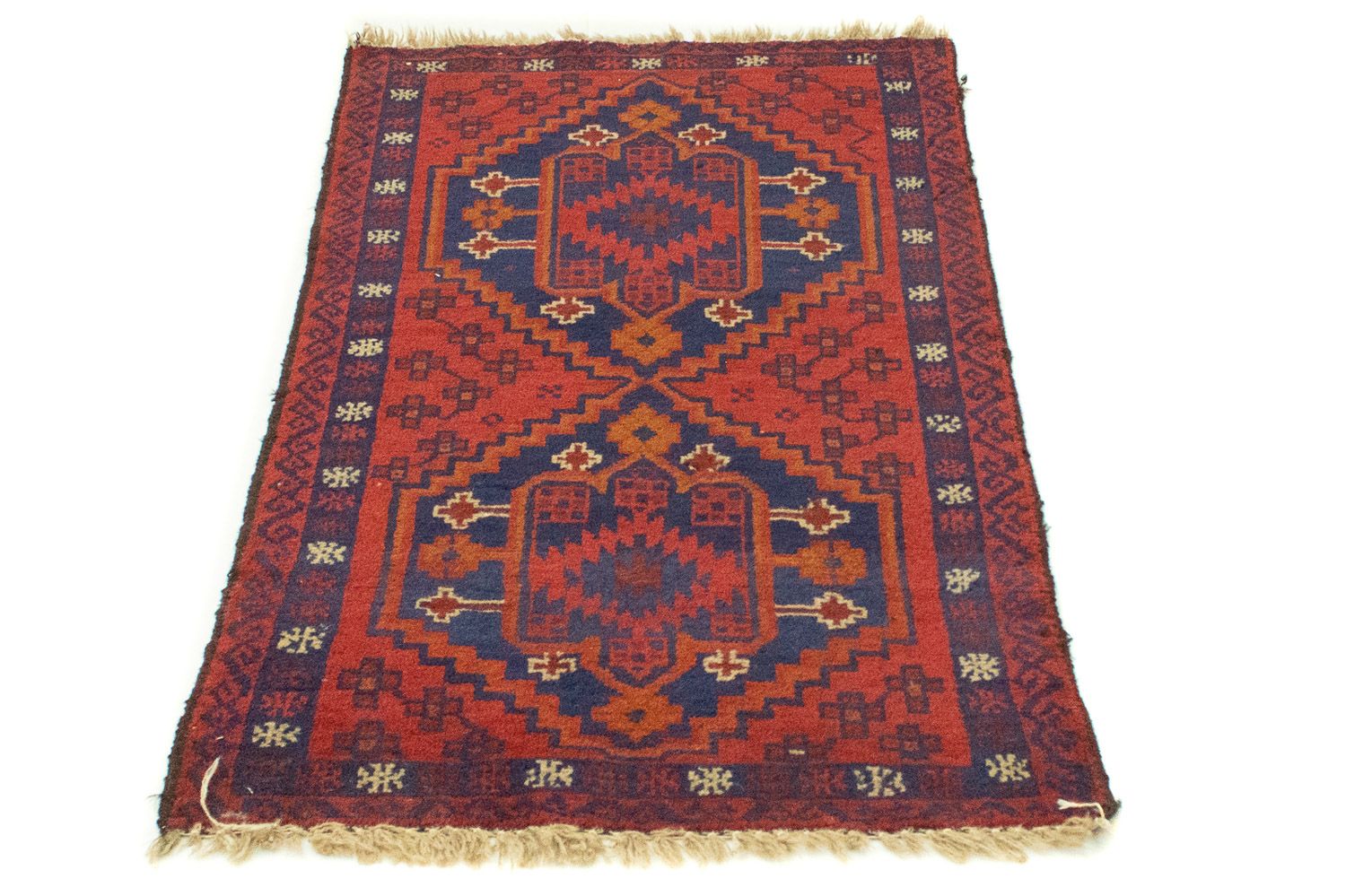 Tapis Belutsch - 127 x 70 cm - rouge