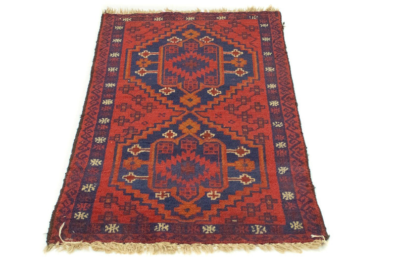 Tapis Belutsch - 127 x 70 cm - rouge