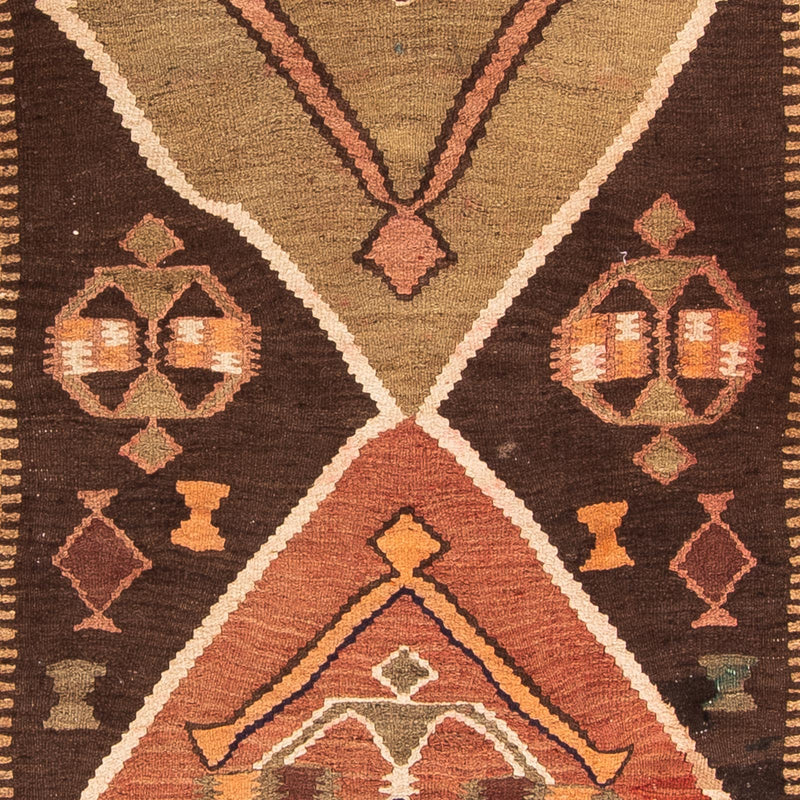 Tapis de couloir Tapis Kelim - Vieux - 310 x 180 cm - multicolore
