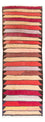 Tapis de couloir Tapis Kelim - Vieux - 320 x 150 cm - multicolore