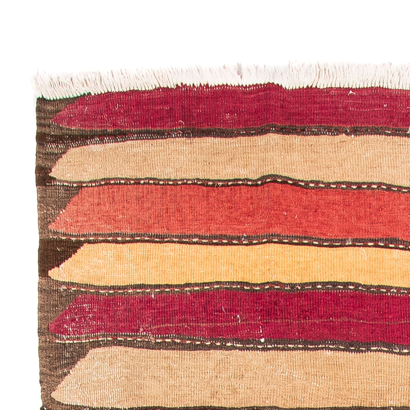 Tapis de couloir Tapis Kelim - Vieux - 320 x 150 cm - multicolore
