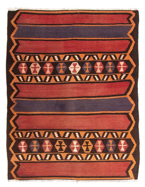 Tapis Kelim - Vieux - 180 x 140 cm - multicolore
