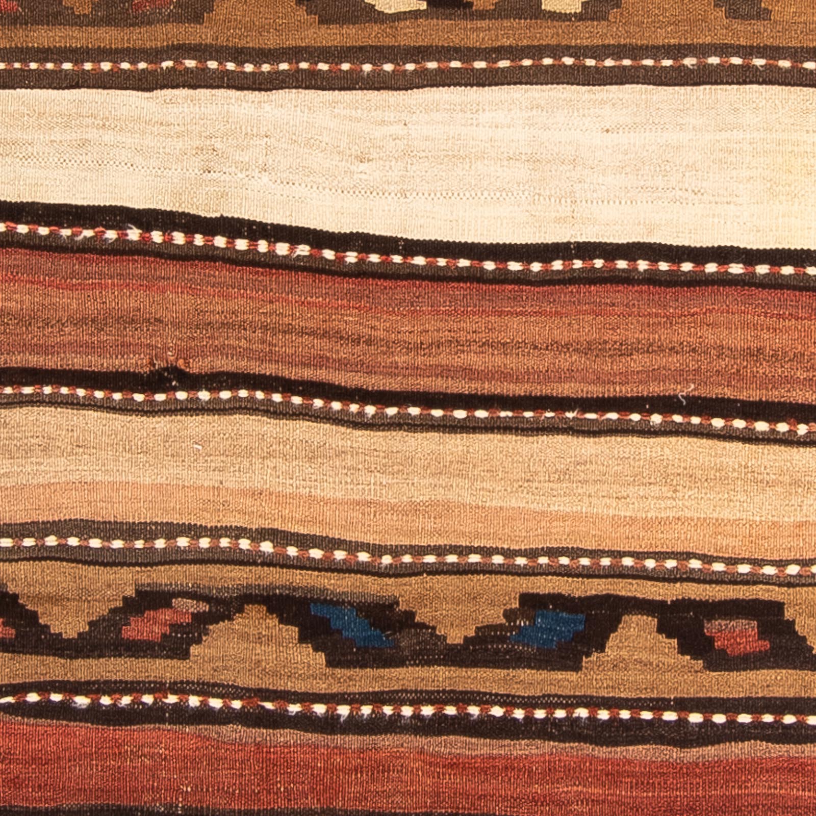 Tapis de couloir Tapis Kelim - Vieux - 290 x 90 cm - multicolore