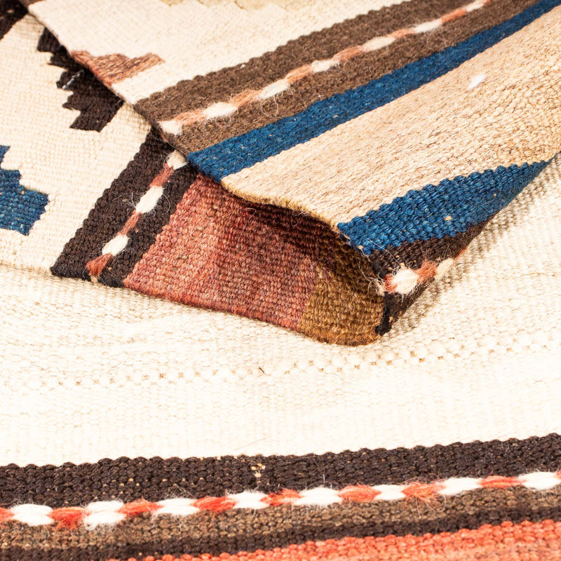 Tapis de couloir Tapis Kelim - Vieux - 290 x 90 cm - multicolore