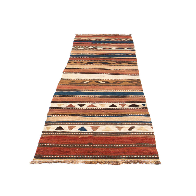 Tapis de couloir Tapis Kelim - Vieux - 290 x 90 cm - multicolore