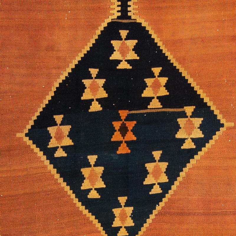 Tapis de couloir Tapis Kelim - Vieux - 375 x 124 cm - multicolore