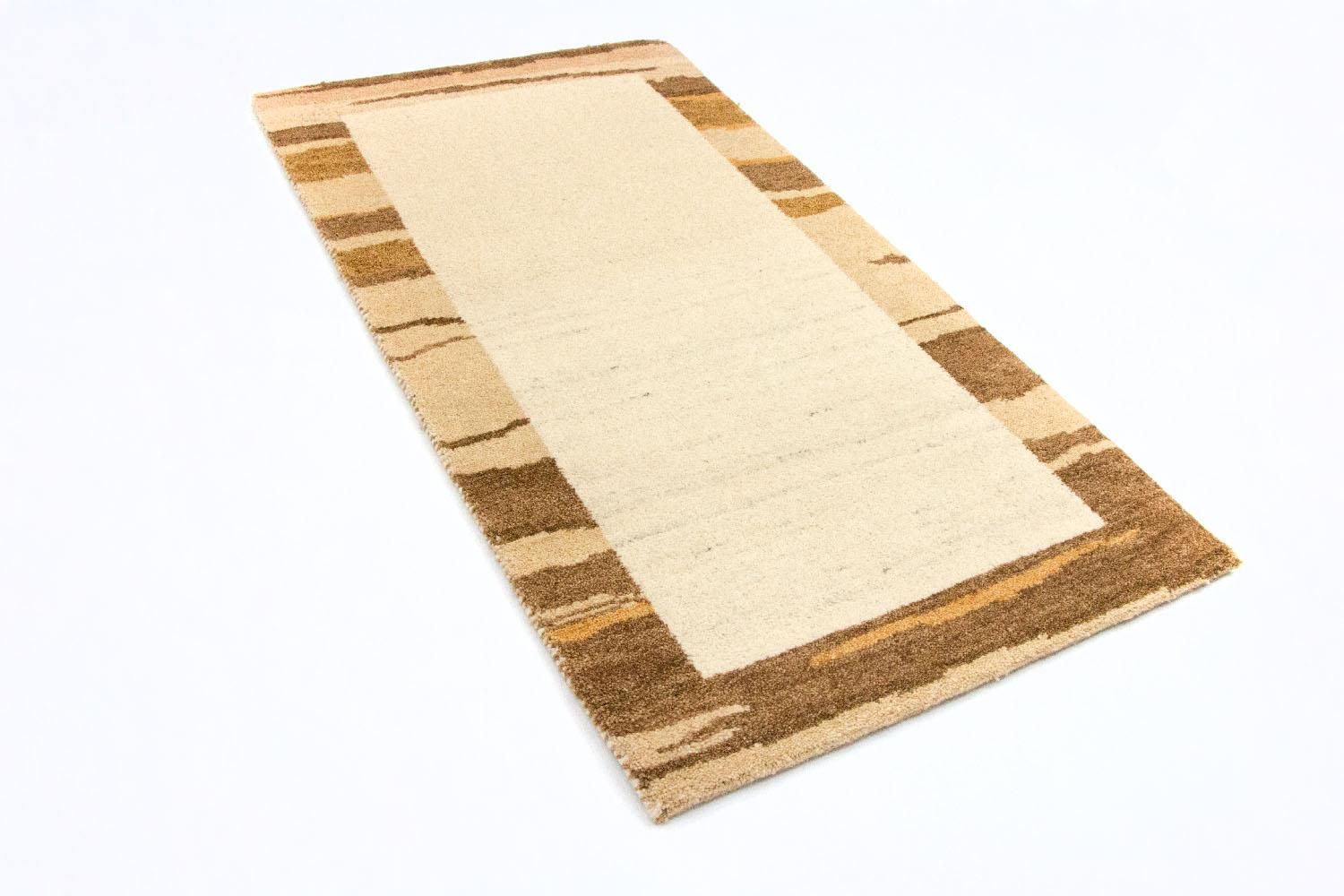 Tapis Gabbeh - Indus - 141 x 75 cm - beige