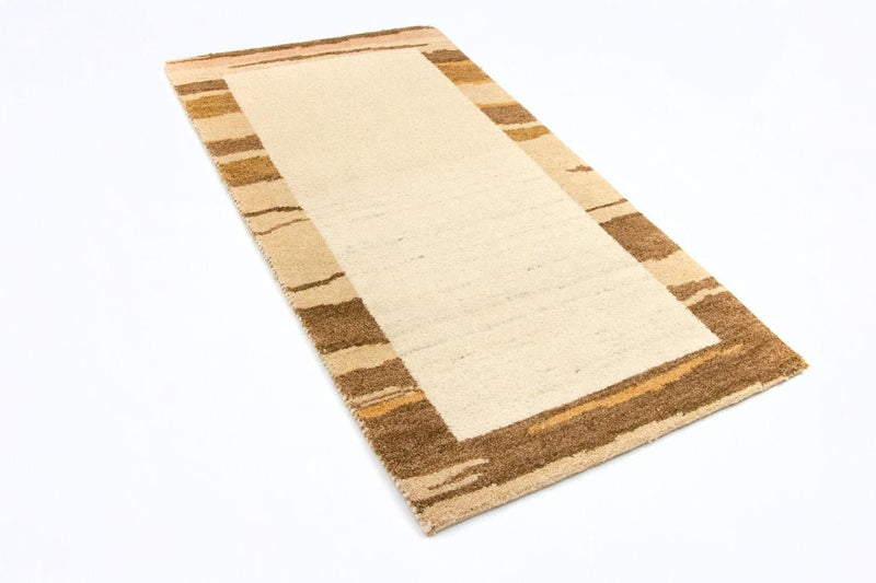Tapis Gabbeh - Indus - 141 x 75 cm - beige