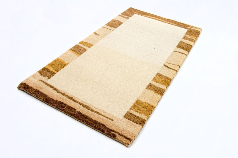 Tapis Gabbeh - Indus - 141 x 75 cm - beige