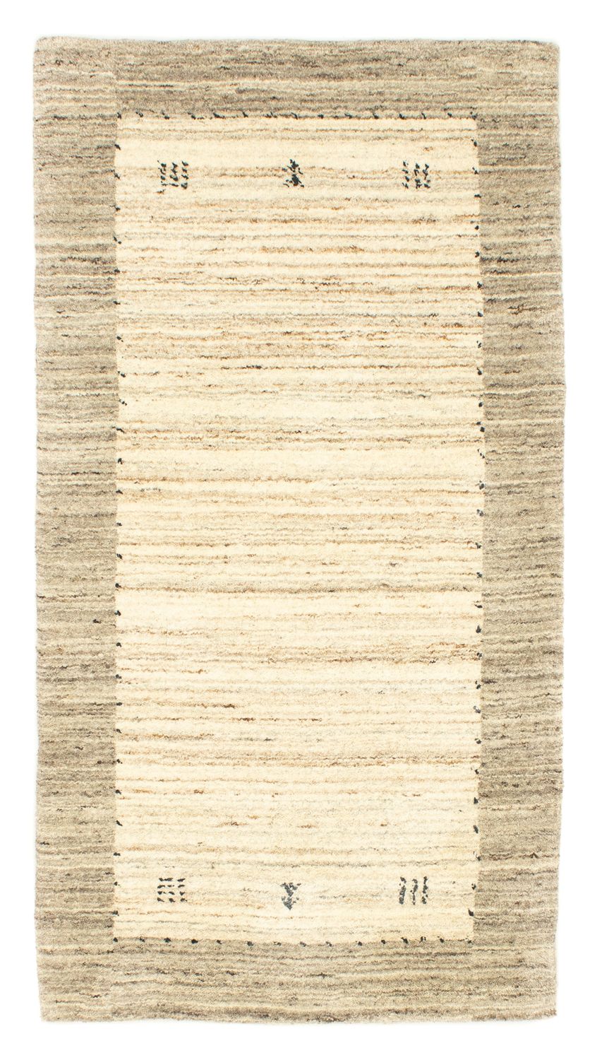 Tapis Gabbeh - Softy - 141 x 71 cm - naturel