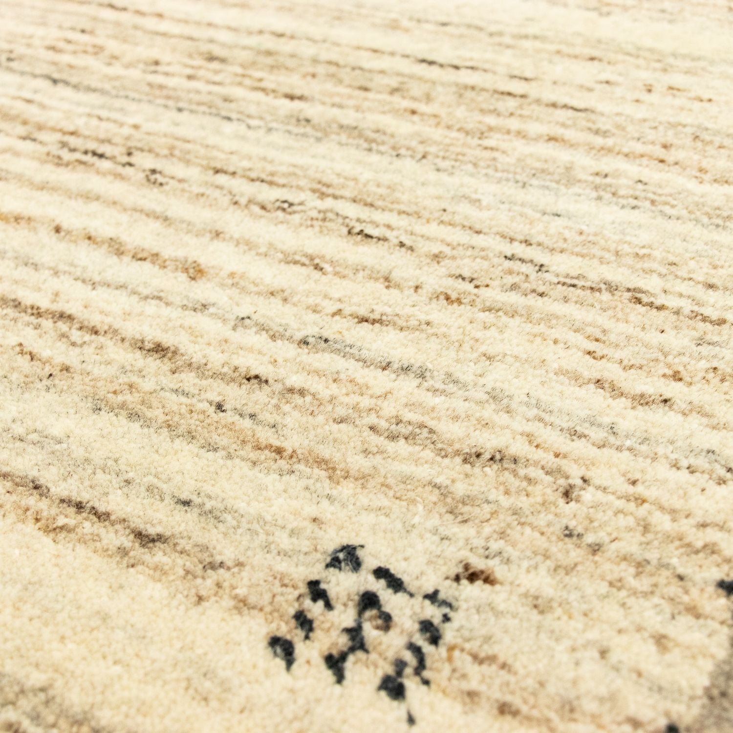Tapis Gabbeh - Softy - 141 x 71 cm - naturel