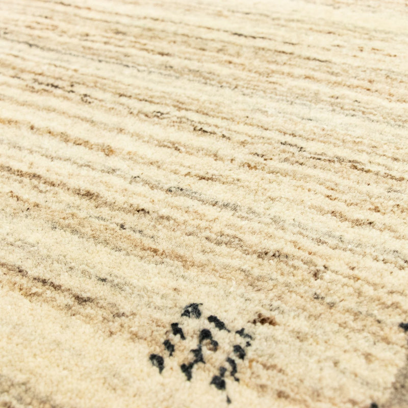 Tapis Gabbeh - Softy - 141 x 71 cm - naturel