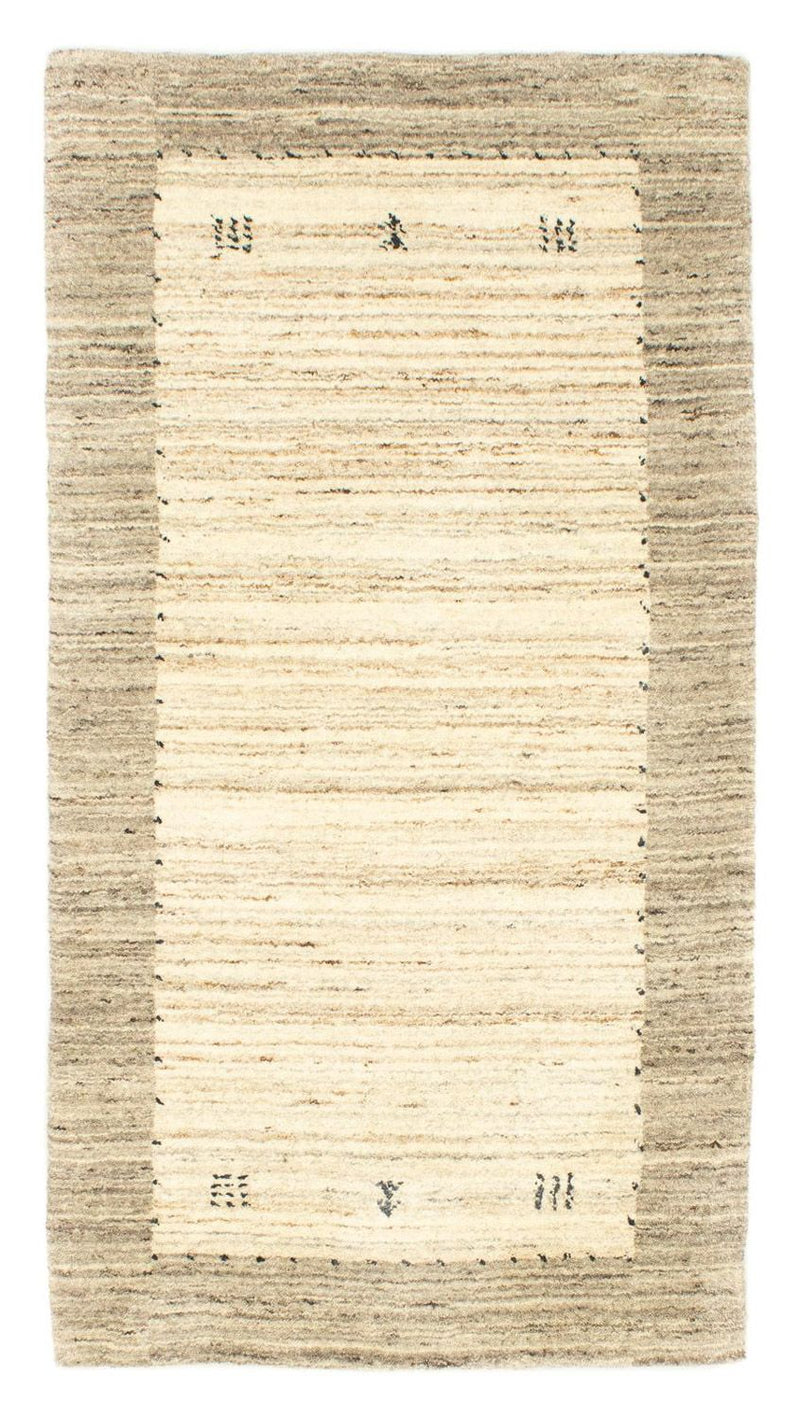 Tapis Gabbeh - Softy - 141 x 71 cm - naturel