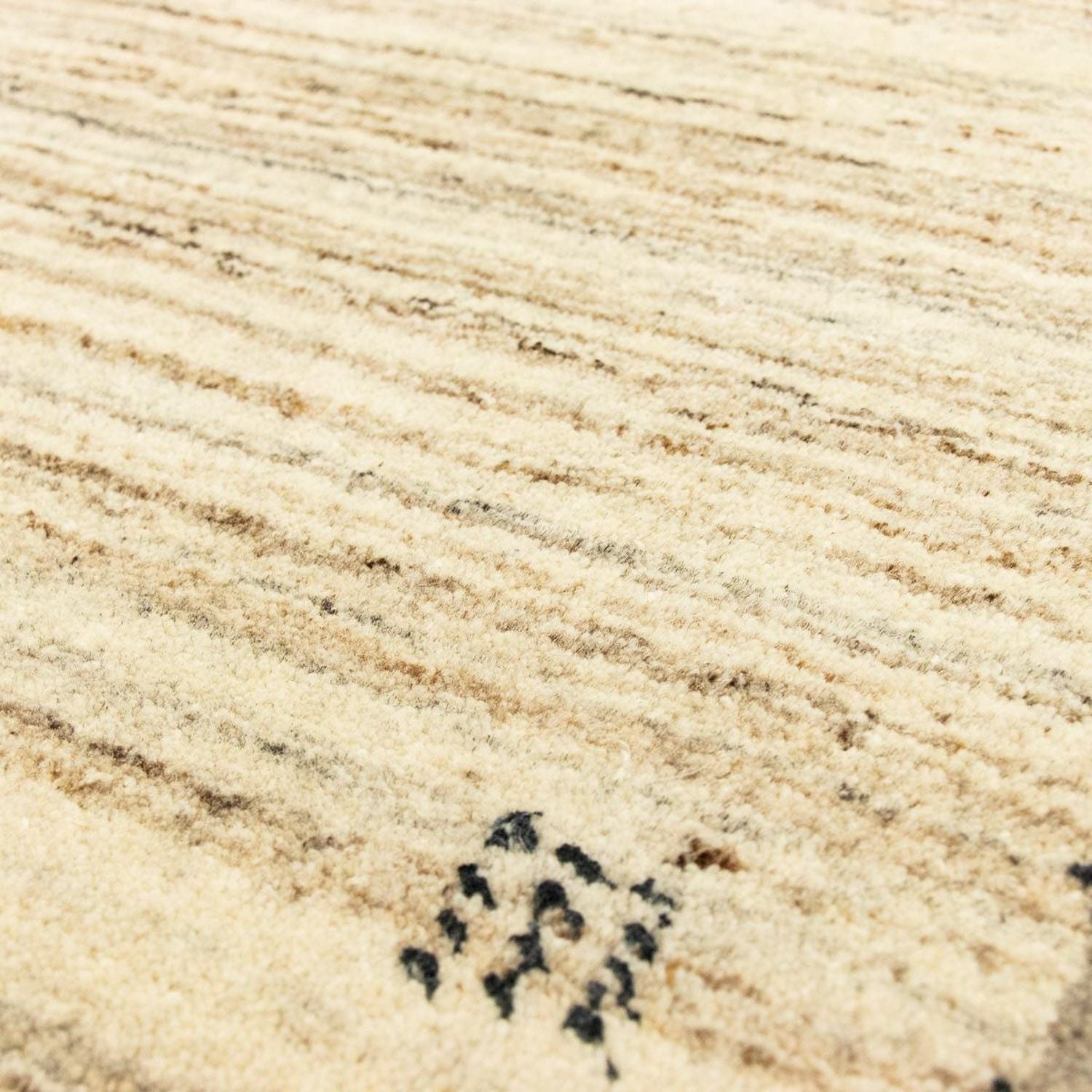 Tapis Gabbeh - Softy - 141 x 71 cm - naturel