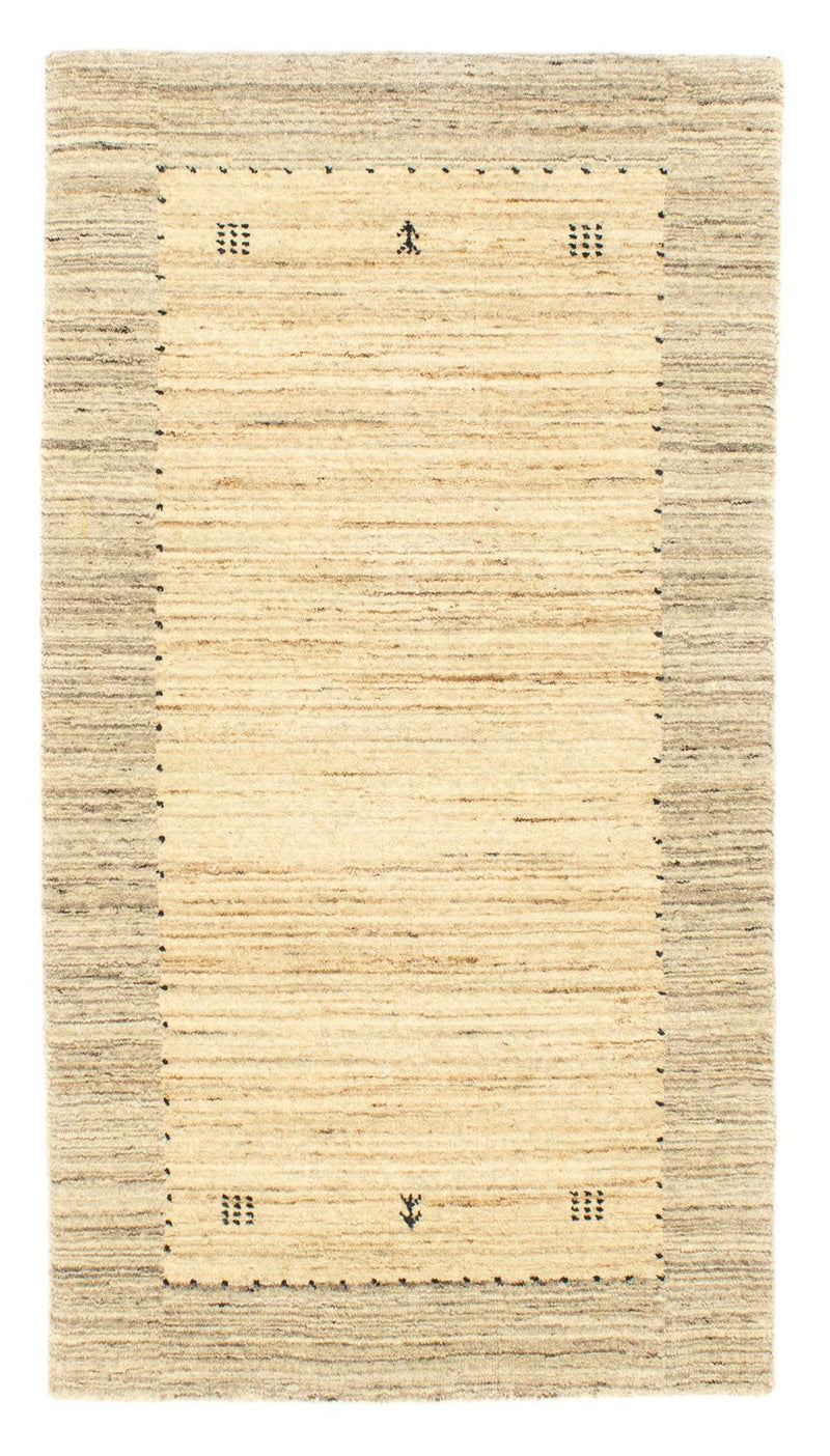 Tapis Gabbeh - Softy - 139 x 72 cm - naturel