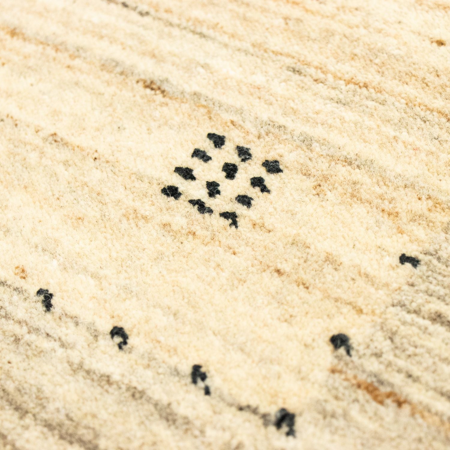 Tapis Gabbeh - Softy - 139 x 72 cm - naturel