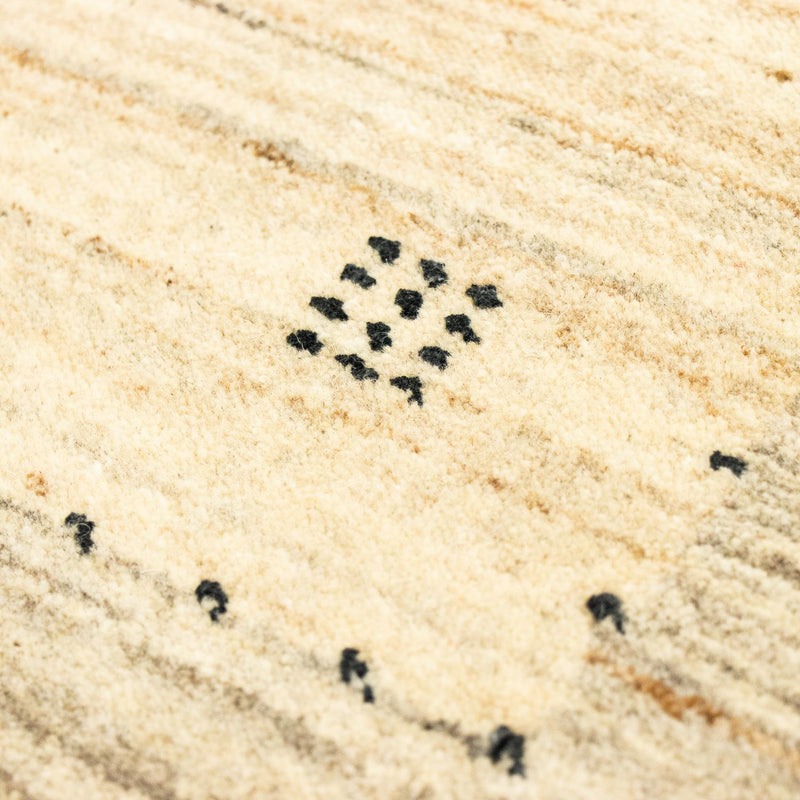 Tapis Gabbeh - Softy - 139 x 72 cm - naturel