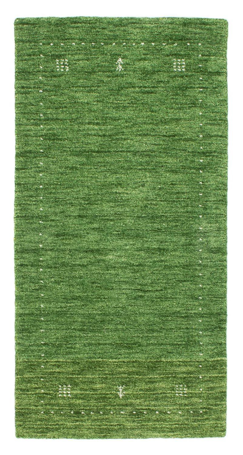 Tapis Gabbeh - Softy - 143 x 72 cm - vert