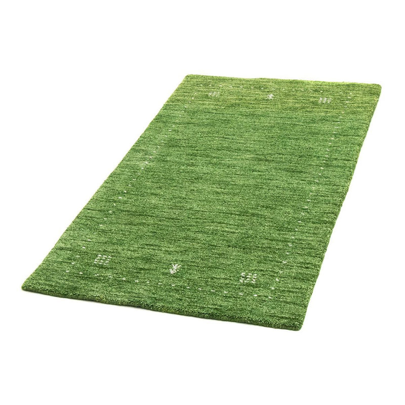 Tapis Gabbeh - Softy - 143 x 72 cm - vert